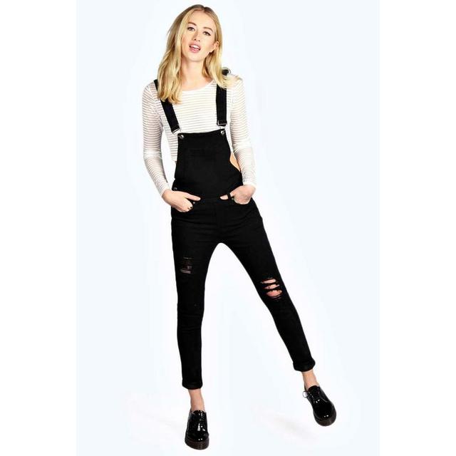 women's denim dungarees