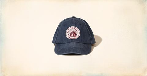 Gorra De Baseball De Pana Estampada