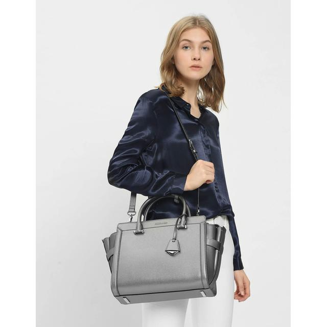charles and keith classic structured city bag