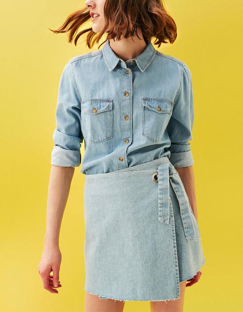 Falda Denim Pareo