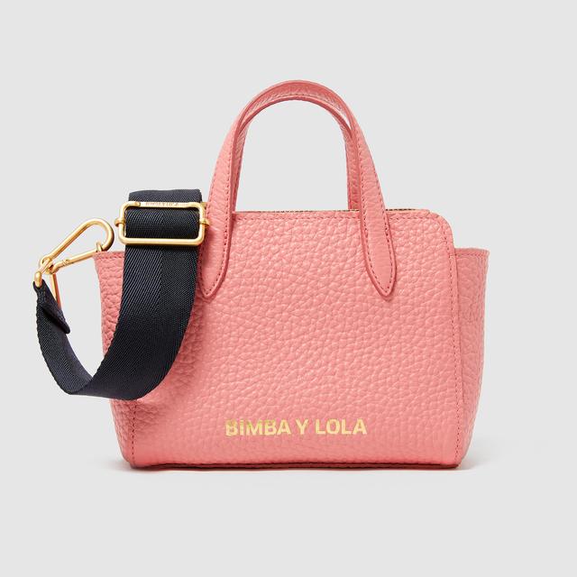 Bolso Tote Mini Piel Rosa from Bimba Y Lola on 21 Buttons