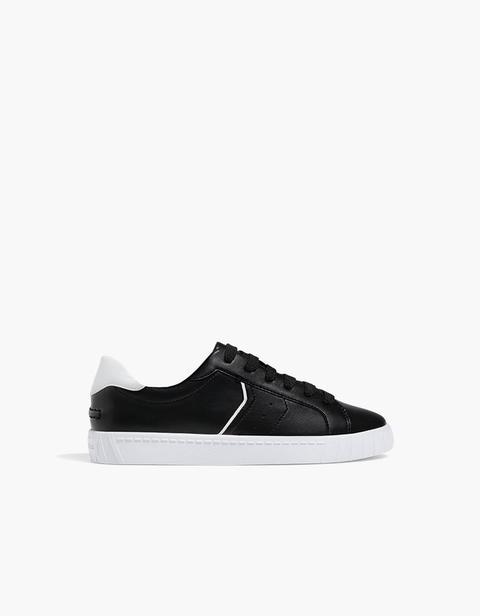 Sneakers Lacci Nascosti Nere Nero