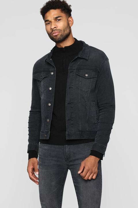 Herlo Denim Jacket - Black