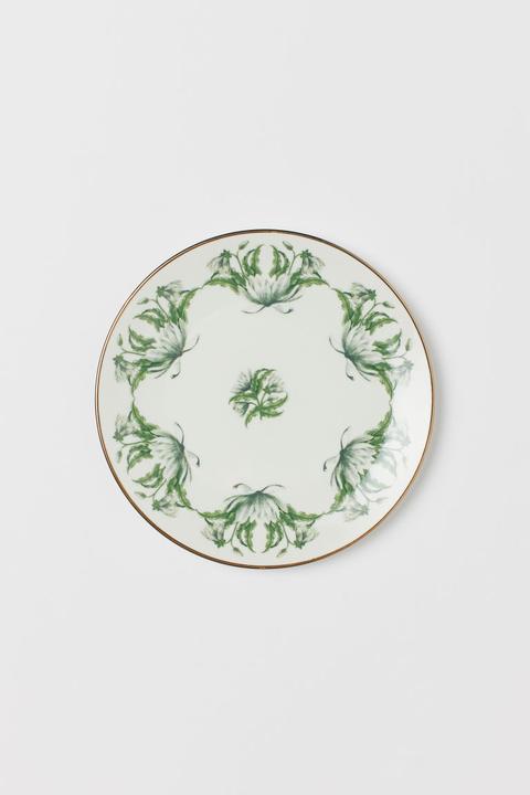 Plato De Porcelana - Blanco
