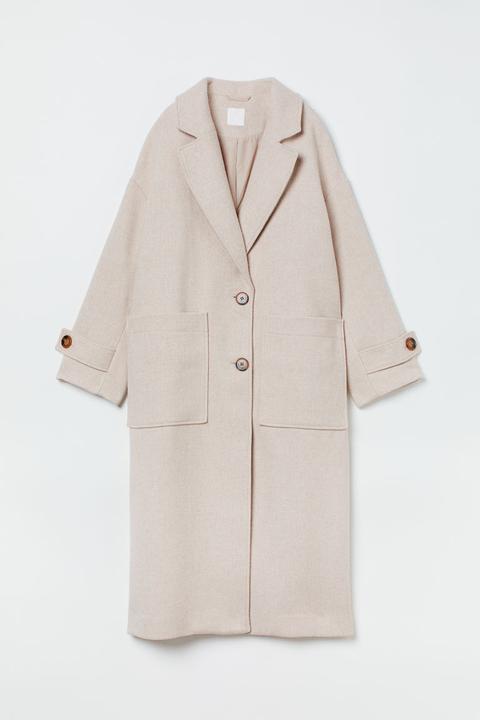 Oversized Coat - Beige