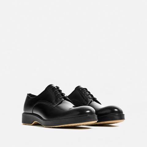 Zapato Piel Antik Negro