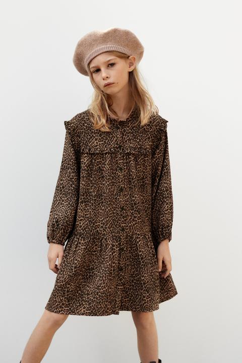 Vestido Camisero Animal Print