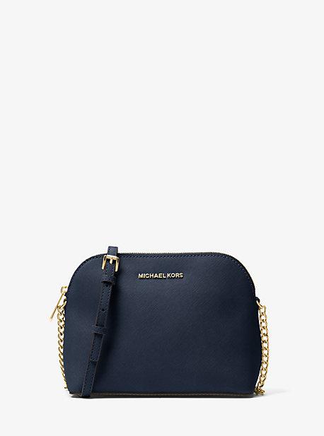 Cindy Large Saffiano Leather Crossbody