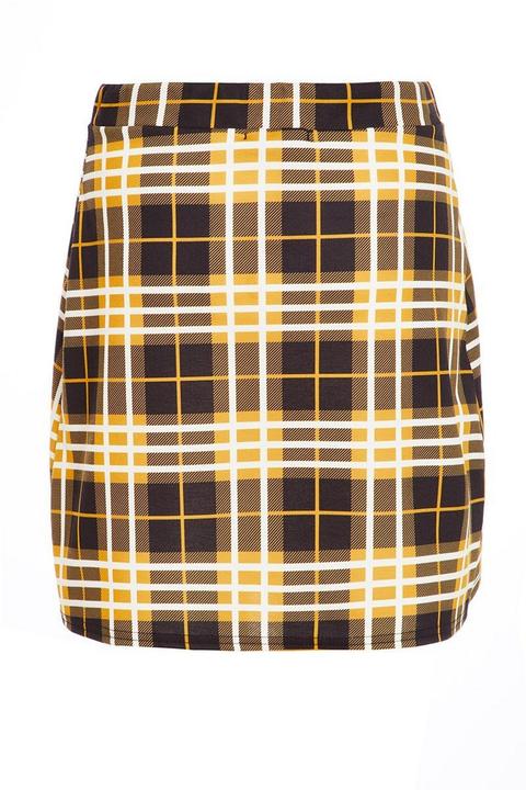 quiz mustard skirt