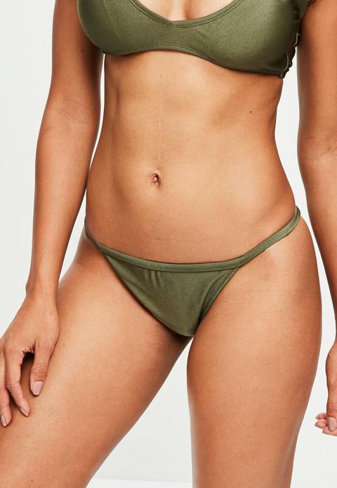 Khaki Tanga Bikini Briefs - Mix & Match, Khaki