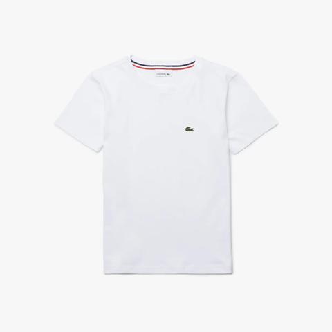 T-shirt Col Rond Enfant En Jersey De Coton