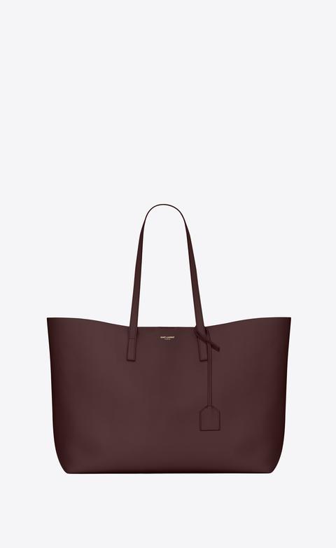 Shopping Bag Saint Laurent E/w In Supple Leather