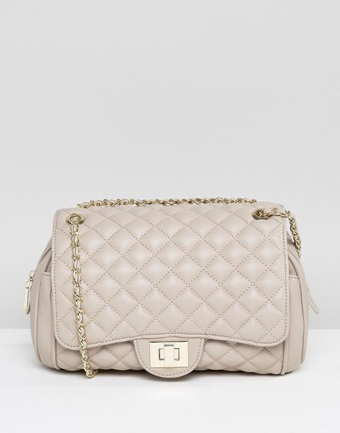 Marc B - Knightsbridge - Borsa Da Spalla Trapuntata Color Carne - Beige