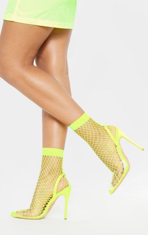 fishnet slingback pointed toe heels
