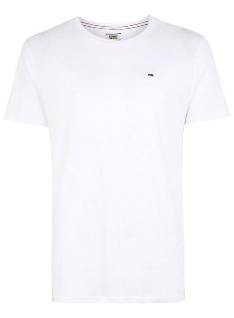 Tommy Jeans White Original Jersey T-shirt