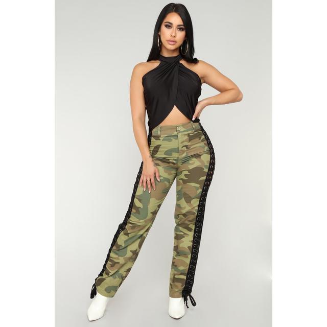 camo pants fashion nova