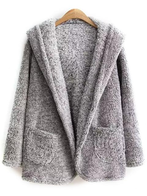 Hooded Fleece Coat