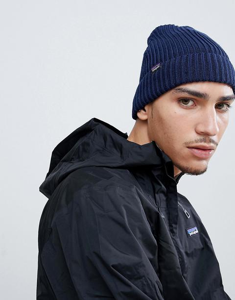 Patagonia - Berretto Da Pescatore Con Risvolto Blu Navy - Navy