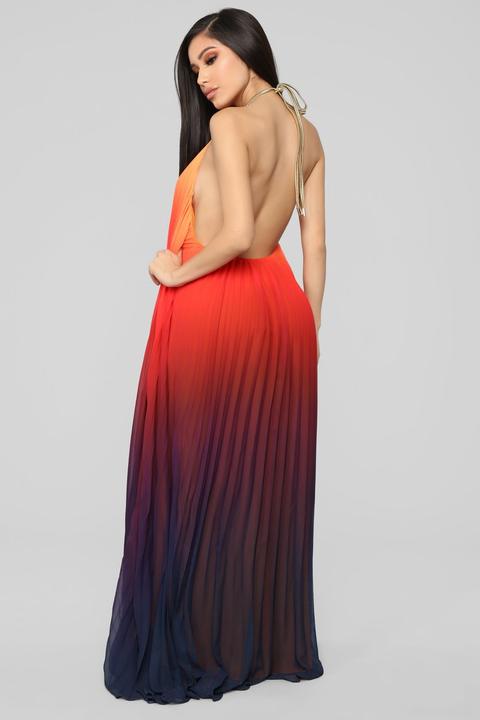 Fashion nova shop sunset ombre dress