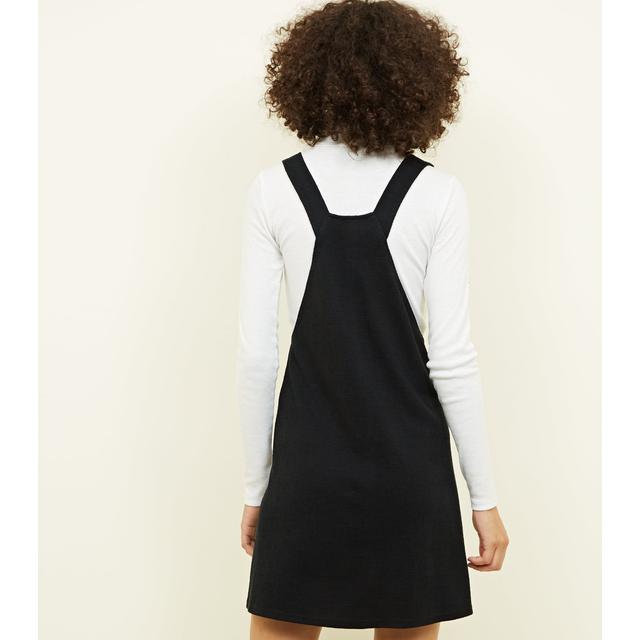 pinafore dress new look