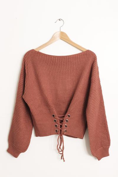 Carly Corset Sweater