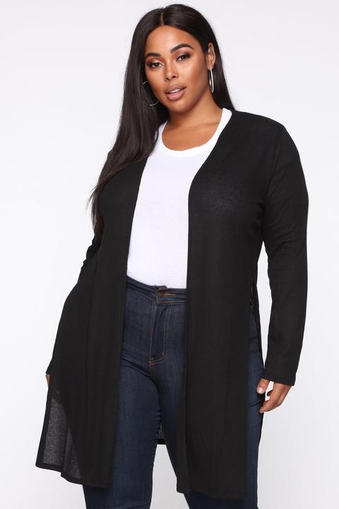 nita ribbed cardigan