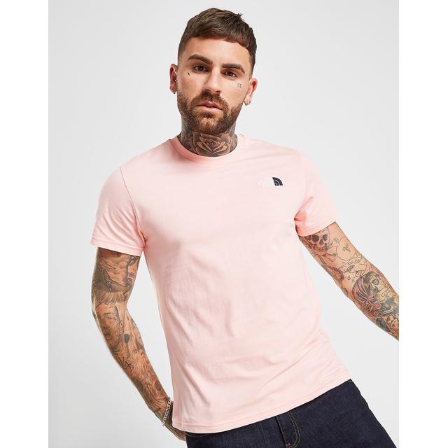 pink northface tshirt