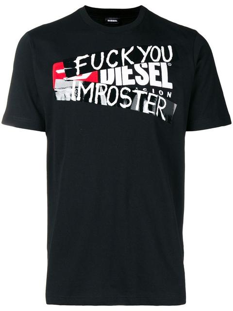 Diesel - 'fuck You Imposter' Print T