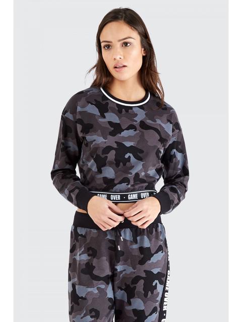 grey camo sweatshirt