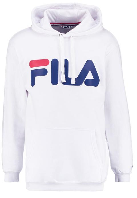 Fila Urban Line Hood Classic Logo Felpa Con Cappuccio Bright White
