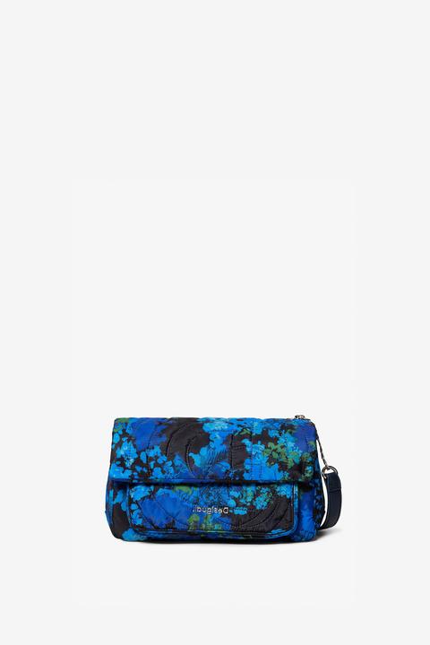 Bolso Acolchado De Camuflaje Floral