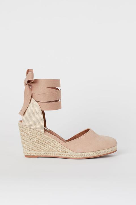 Sandales En Suède - Beige
