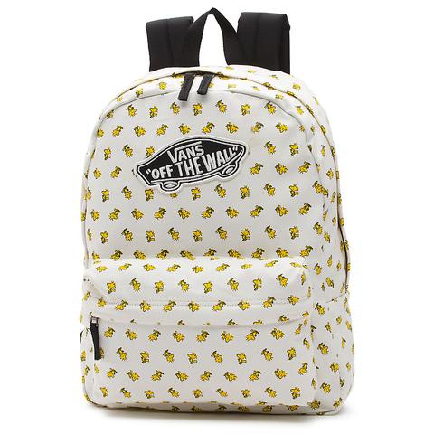 Vans Mochila Realm De Vans X Peanuts (woodstock/white) Mujer Blanco