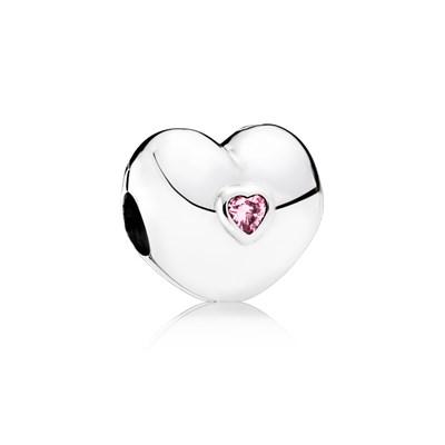 clip pandora cuore rosa clip pandora cuore rosa