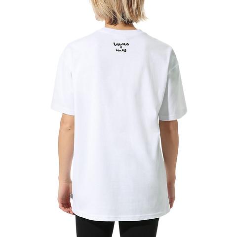 camisetas vans mujer blanco