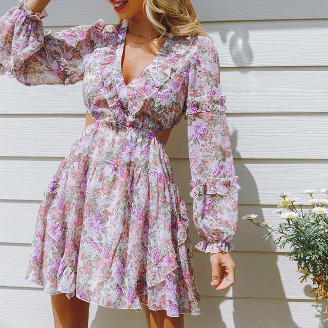 robe mousseline fleurie