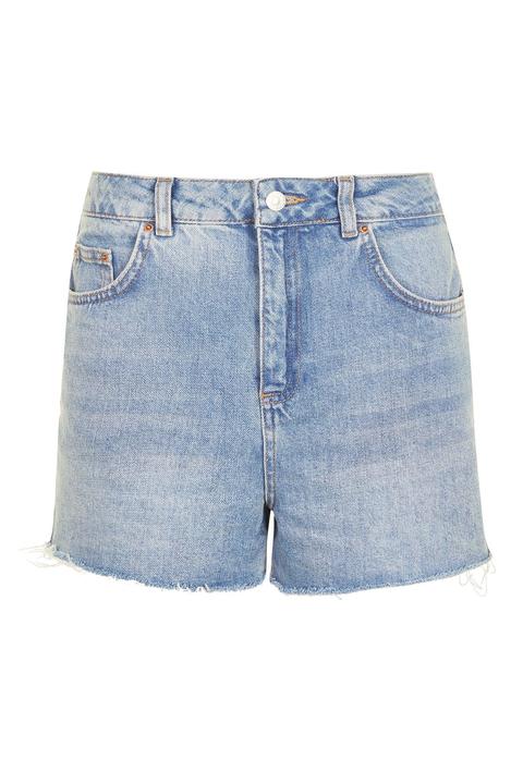 Moto Highwasted Mom Shorts