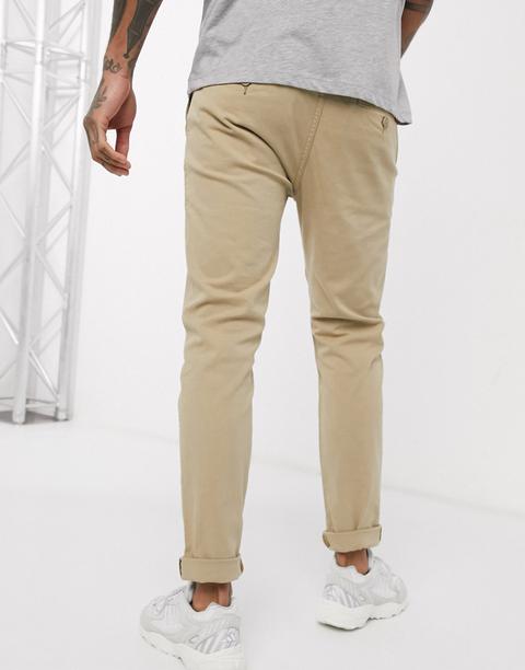 Levi's Slim Tapered Fit Chinos In True Chino Beige Shady Wash-neutral
