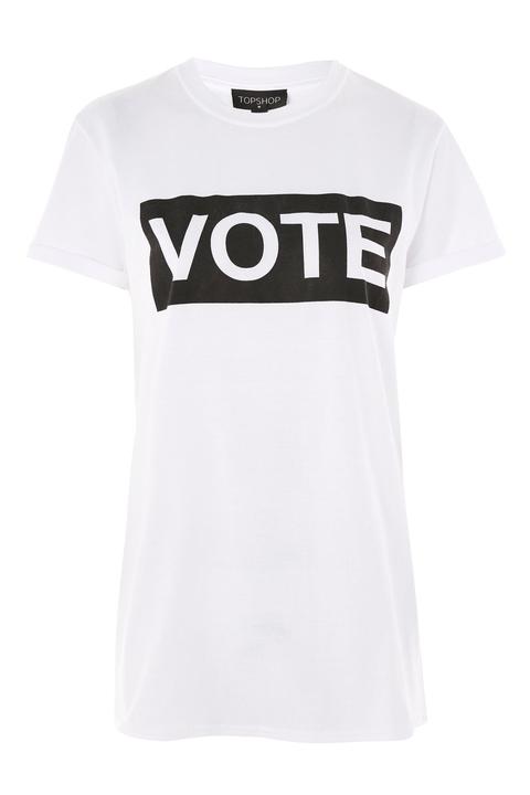 'vote' Slogan T-shirt