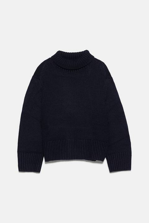 zara high neck sweater