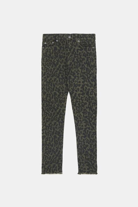 Jeans Zw Premium High Waist Leopard Print