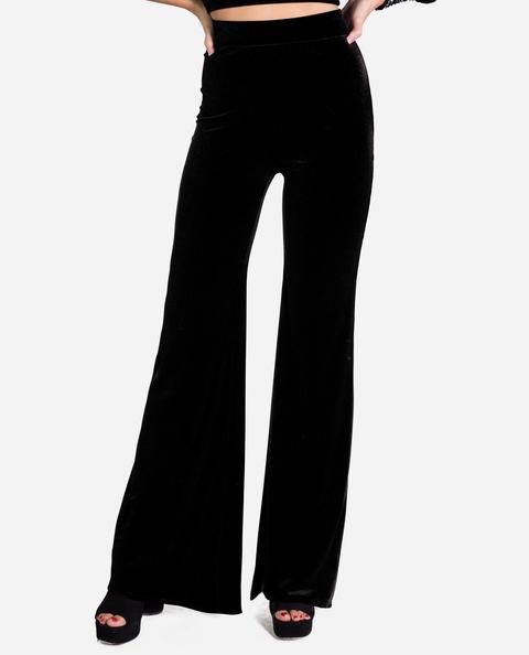 Pantalón Flare Velvet · Negro from THE-ARE on 21 Buttons