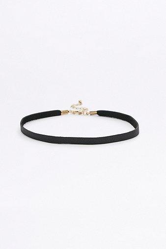 Leather Choker Necklace