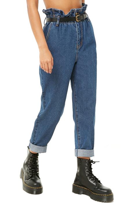 Boyfriend Jeans Con Cinturón