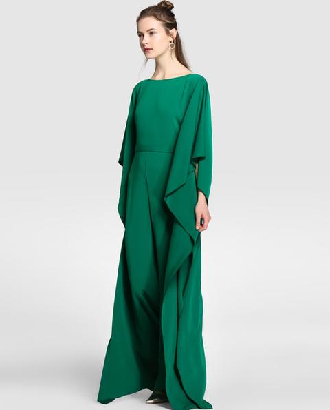 Juanjo Oliva Para El Corte Inglés - Mono Largo De Mujer En Color Verde
