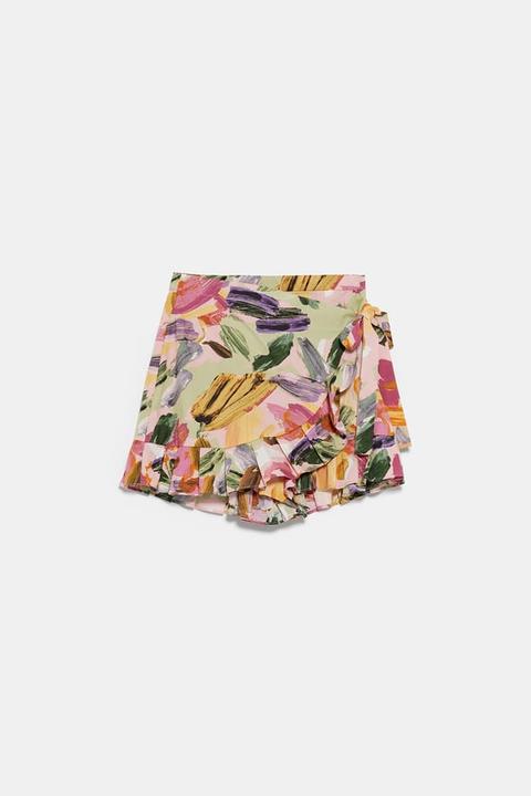 Falda Shorts Estampada