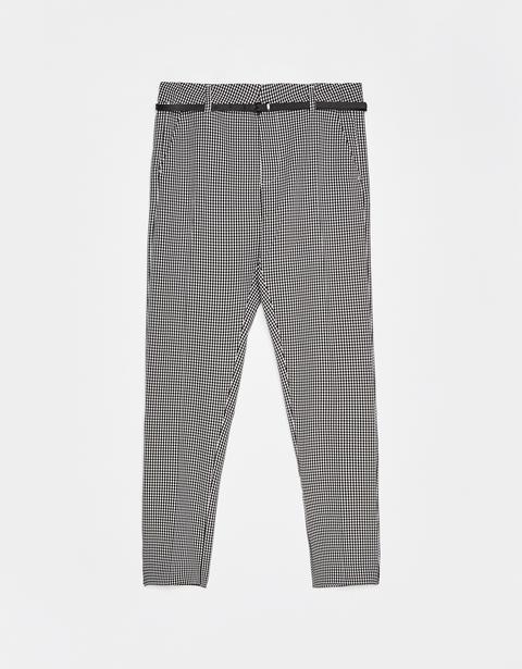 Pantaloni Chino Con Cintura