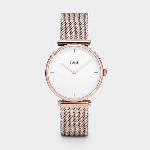 Triomphe Rose Gold Bicolour Mesh