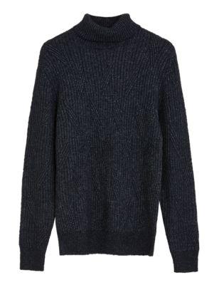 m&s roll neck mens