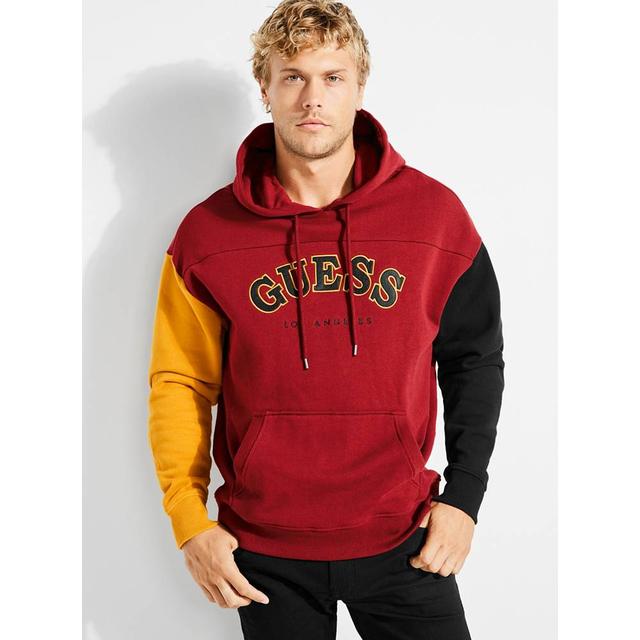 Guess color 2024 block hoodie